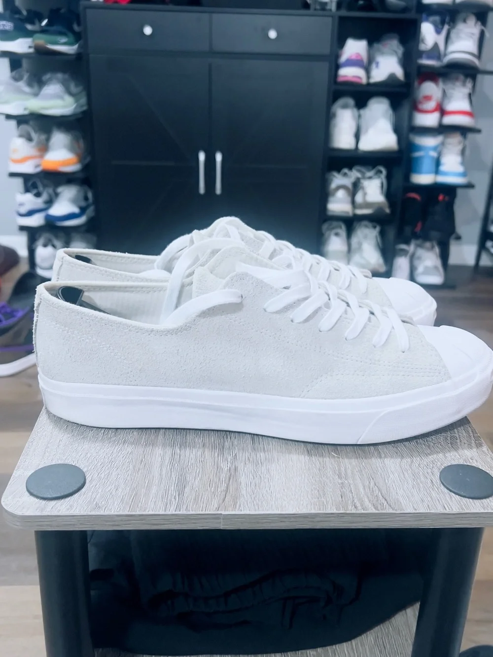 Converse Jack Purcell - Casual Low-Top Sneakers in White US Mens 11